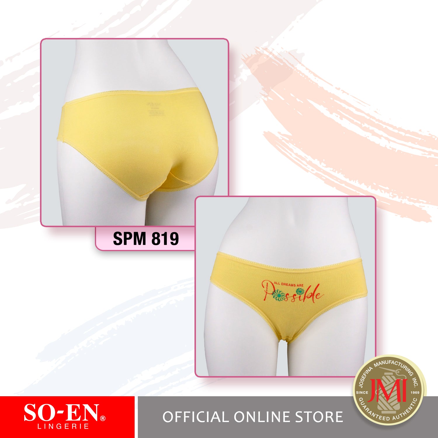 SO-EN 6in1 Sunflower Comfyfit Lowrise Bikini